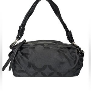 Coach Black Signature Shoulder Bag